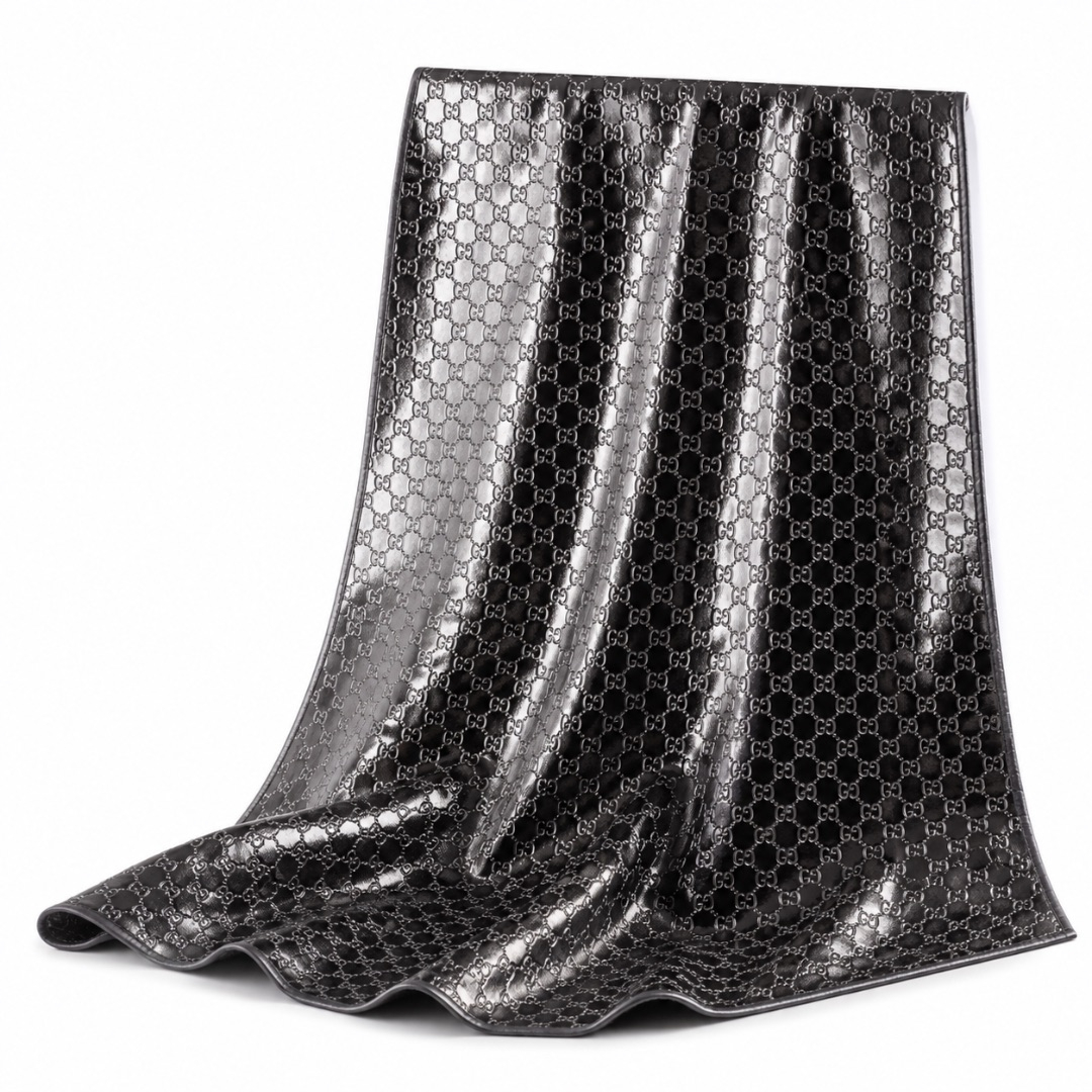 Embossed Metallic Patent Material Panel
